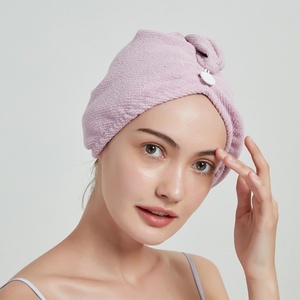 Turbante Absorbente de Fibra Ultrafina Estilo Americano para Secar el Cabello de Niños, Nueva Tecnología, Color Negro, Venta al Por Mayor - Product Image 2