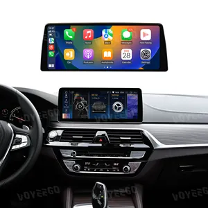 Car DVD Player Voyeego Car Multimedia DVD Player 12.3" Android 13 8 Core 4G 64G For BMW 5 Series G30 2017