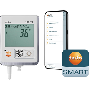 Original and New Testo 162 H1-H2- Online <b>Data</b> <b>Logger</b> with Display and Integrated <b>Temperature</b> and Humidity Sensor - Product Image 2