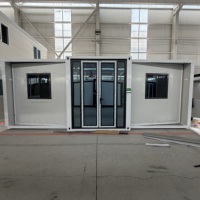 Maison préfabriquée à 3 chambres, faible coût de main-d'œuvre sur site, toit en pente en option, maison préfabriquée modulaire, logement multigénérationnel