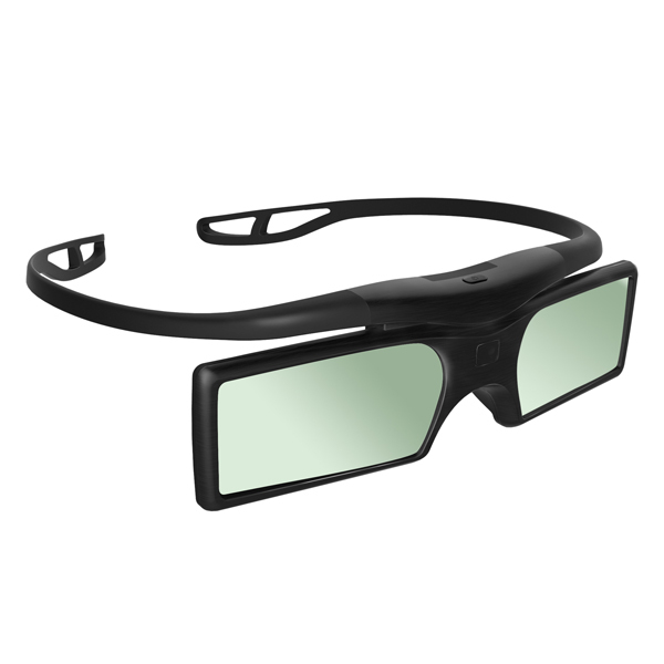 Gonbes Epson Projector TV Active Shutter 3D Glasses IPX-4 Waterproof BT Smart Button Control Image Stabilization Button Battery
