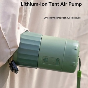 Pompe <span class=keywords><strong>à</strong></span> air portable 12 PSI, gonfleur électrique rechargeable avec arrêt automatique <span class=keywords><strong>pour</strong></span> <span class=keywords><strong>tente</strong></span> de camping, matelas - Product Image 4