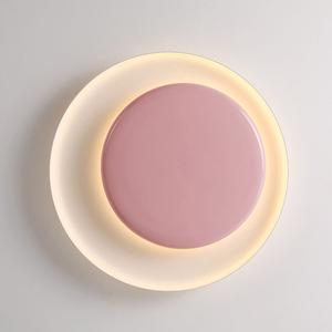 Modern Morandi Color Ceiling Lamp Metal & Glass Kids Bedroom Light Fixture Blue/Pink/White Nursery Chandelier for BoysGirls Room - Product Image 1