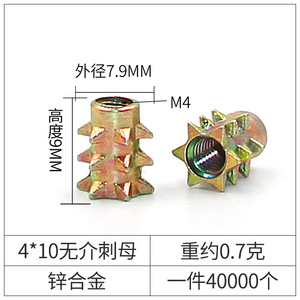 Modern Zinc Alloy Band Pricked Cap Nut Sharp Tip for Kitchen Living Room Home Office School Hospital Pre-Installed Kitchen Nut - Product Image 3