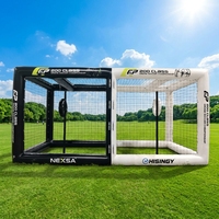 Terrain de football gonflable personnalisé OEM ODM avec logo sur mesure pour divertissement commercial