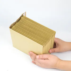 נייר מרופד מעטפות ממוחזר חום קראפט בועת הדיוורים תיק