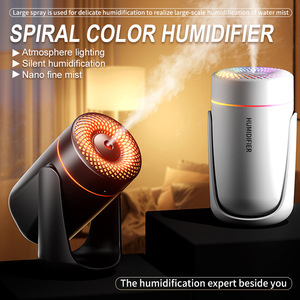 Ultrasonic <b>Humidifier</b> Mini Portable USB Powered Color Changing Light Aromatherapy Tabletop Air Purifier Mist Maker - Product Image 2