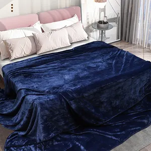 120*120 flanel battaniye su geçirmez ve yatak odası oturma odası için taşınabilir
