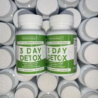 Marque Blanche Vente en Gros Hommes Adultes Safran Herbe Brûleur de Graisse Perte de Poids Détox 3 Jours Aliment Naturel Biologique Santé Adolescents