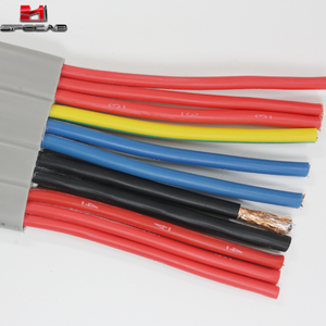 Cable Plano para Elevador TVVB de 60 Hilos y 0.75mm, Conductor de Cobre Fino Libre de Oxígeno, Cubierta Flexible de PVC (<span class=keywords><strong>TM2</strong></span>), 300V/500V, Alta Capacidad de Elevación - Product Image 1