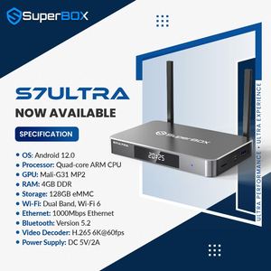 Genuine SUPER BOX S7 Ultra Centro de Entretenimiento para el Hogar 4GB RAM 128GB ROM Reproducción Semanal Stock Local en EE. UU. - Product Image 2