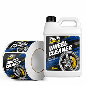 Custom Vinyl Car Wash Sticker <b>Waterproof</b> Self Adhesive Automotive Detailing Cleaner <b>Label</b> for Plastic Bottles Top Brand PT - Product Image 2