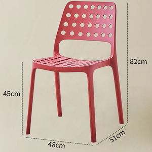 Modern Victorian Tufted Stackable Plastic Stools <strong>with</strong> Backrest Foldable Lightweight Design for Gym and Home Use - Product Image 6