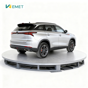 Plataforma Giratoria para Autos, Elevadora Hidráulica con Motor Eléctrico de Acero de Alta Resistencia, Personalizada por CE <span class=keywords><strong>Wemet</strong></span>, 380V/50HZ Trifásica - Product Image 3