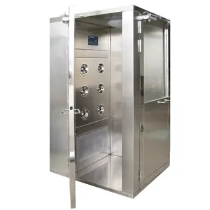 Full SUS 304 Steel Air Shower 99.99% Efficiency Air Cleaning Equipment Air Shower For Dust Free Room