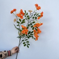 Fleurs artificielles de Myrte crêpe, fausses fleurs, plantes vertes pour la décoration de mariages, événements et arrangements floraux à domicile