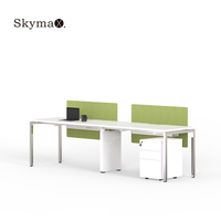 Skymax bureau chaise de bureau poste de travail espace de travail bureau d'ordinateur poste de travail côté unique bureau