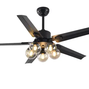 New design ceiling fan intelligently controlled 5-blade cooling air ceiling fan