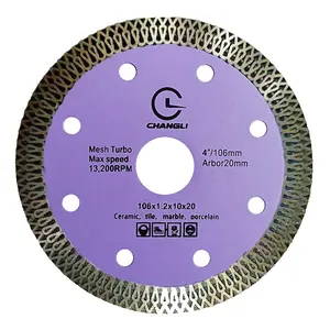 High sharpness Top Quality Ultra Sharp X Mesh Turbo Diamond Marble Ceramic Cutting Disc Saw Blade For Porcelain Tile