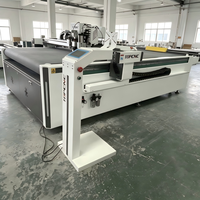 Plotter de corte plano digital eléctrico automático CNC de alta gama para cajas corrugadas, impresión de cartón, ranurado y troquelado, con motor de bomba