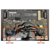 Ventilateurs de refroidissement CPU et GPU pour ordinateur portable Stealth 15M A11SEK 2021A11UEK A11SDKBS5 BS5405HS-U4W 405HS-U4X, ventilateur de refroidissement CPU, radiateur