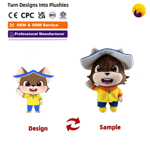 Oem/ODM dễ thương dài mỏ Trắng chim phim hoạt hình đồ chơi sang trọng-Fluffy mềm búp bê sang trọng với Thêu cho trẻ em trang trí phòng - Product Image 2