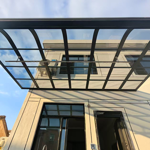 Soporte de aluminio y Metal de alto impacto, toldo de puerta de policarbonato, pantalla para balcón, carga de nieve ignífuga, carga pesada moderna - Product Image 2