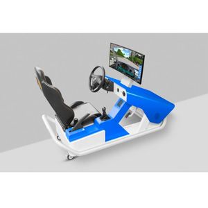 Simulateur de conduite automobile à écran unique, équipement de jeux à monnayeur pour l'entraînement à la conduite automobile, simulateur de conduite de voiture modèle - Product Image 5