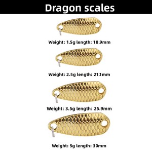 Hameçon de pêche en acier inoxydable avec motif de sequins pour la pêche au vairon - Long Lin <span class=keywords><strong>Ma</strong></span> <span class=keywords><strong>Kou</strong></span> - Product Image 2