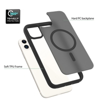 Étui de téléphone portable translucide de luxe avec anneau magnétique sensation de peau pour iPhone 11 étui couverture de téléphone personnalisée