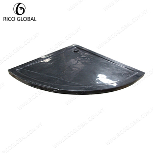 Plato de Ducha de Piedra Artificial Cortado a Medida, Base de Ducha de Resina Acrílica Impermeable, Fabricado en Malasia, OEM - Product Image 4