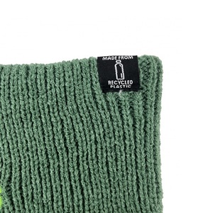 Eco Friendly Certificated Sustainable RPET <b>Yarn</b> Recycled Polyester Material Warm Winter Gorras Beanie Skully Knitted Hat - Product Image 6
