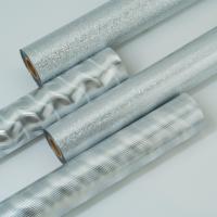 Rouleaux de feuille d'argent pour marquage à chaud, film de lamination holographique, papier holographique pour emballage, directement de l'usine