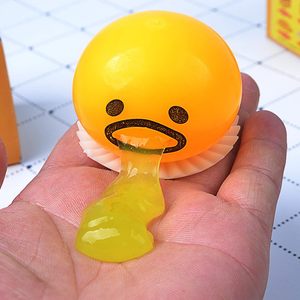 Vomiting <b>Egg</b> Stress Ball Puking <b>Egg</b> Lazy <b>Egg</b> Yolk Novelty Stress Relief Squeeze Toy Funny Gift High Quality Plastic Gag Toy - Product Image 5