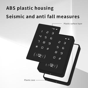 Bağımsız erişim kontrol okuyucu 2000 kullanıcılar dokunmatik tuş takımı IP68 su geçirmez Wiegand26/34 13.56mhz erişim kontrolü okuyucu - Product Image 4
