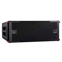 Système d'Enceintes Line Array Double 15 Pouces pour Spectacles Extérieurs, Scènes et Mariages, Enceintes Line Array Passives et Actives 2 ou 3 Voies à Double 15 Pouces