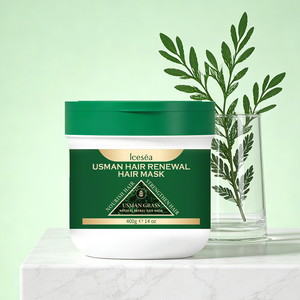 Mascarilla Reparadora para el Cabello con Hoja de Isatis Tinctoria OEM, Botánicos Frescos, Nutrición Profunda para Cabello Seco y Dañado, Marca Privada - Product Image 3