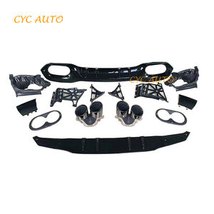 Parachoques trasero labio A45 diseño difusor trasero para Mercedes Benz A CLASS W177 Sport hatchback 2019 <span class=keywords><strong>2020</strong></span> + <span class=keywords><strong>A180</strong></span> A200 A250 - Product Image 5