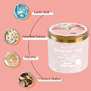 Gommage corporel pêche 200g OEM/ODM, nettoyage en profondeur et exfoliation, soin de la peau à l'huile d'argan pour le visage - Product Image 4