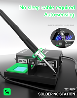 Meilleure Vente Nouveau Conditionnement Fer à Souder à Chauffage Rapide MECHANIC T12 Pro Station de Soudage à Température Constante