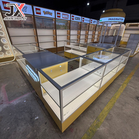 Meuble de Comptoir Commercial Moderne et Tendance pour Magasin de Jouets, Vitrine LED pour Présentoir de Poupées, Étagère de Présentation Personnalisée