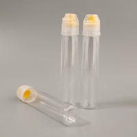 Tubes vides de sous-emballage de miel 100ml 130g bouteille de pressage de miel de sirop en plastique PET transparent avec bouchon supérieur rabattable en silicone