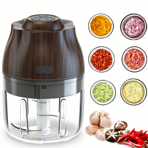 Multifunction Electric Garlic Chopper <b>Meat</b> <b>Grinder</b> Portable Mini Food Processor for Vegetables Herbs and <b>Meat</b> OEM Factory - Product Image 4
