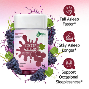 Gummies pour le sommeil à base de glucides complets, directement de l'usine, pour un endormissement plus rapide, un sommeil plus long et un soutien de la mémoire - Product Image 6