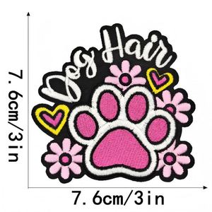 New Iron on Embroidered Dog Mama Dog Mom Paw Patch for Pet Clothes Hat Decoration - Product Image 6