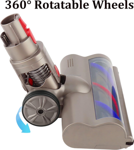 Tête de nettoyage à brosse <span class=keywords><strong>Motorhead</strong></span> Turbine compatible avec l'<span class=keywords><strong>aspirateur</strong></span> Dysons V7 V8 <span class=keywords><strong>V10</strong></span> V11 V15 pour tapis, sols, carreaux - Product Image 4