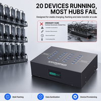 Hub USB 3.0 industriel Sipolar A-223 à 20 ports, 200W, répartiteur USB, synchronisation 5 Gbps, chargeur multi-appareils pour téléphone, accessoires informatiques