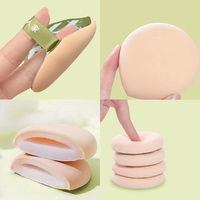 Éponge de maquillage triangulaire douce et moelleuse en gros avec boîte de rangement, éponge de fond de teint double usage (humide et sec) pour une application impeccable sans agglomération