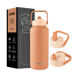 <span class=keywords><strong>2025</strong></span> Everich mới nhất Nắp thiết kế 14oz 32oz 64oz thép không gỉ chân không cách nhiệt Tumbler Flask với xử lý du lịch nắp - Product Image 3