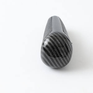 Pomo de Palanca de Cambios de Coche, Textura de Fibra de Carbono Electrochapada, Ajuste Universal - Product Image 2